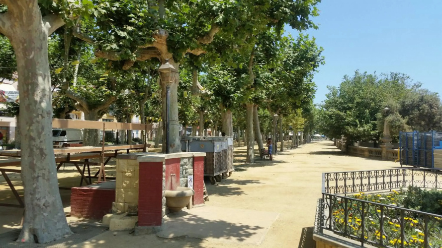 terraza al mar