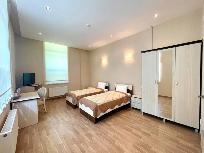 Standard Twin room with garden view