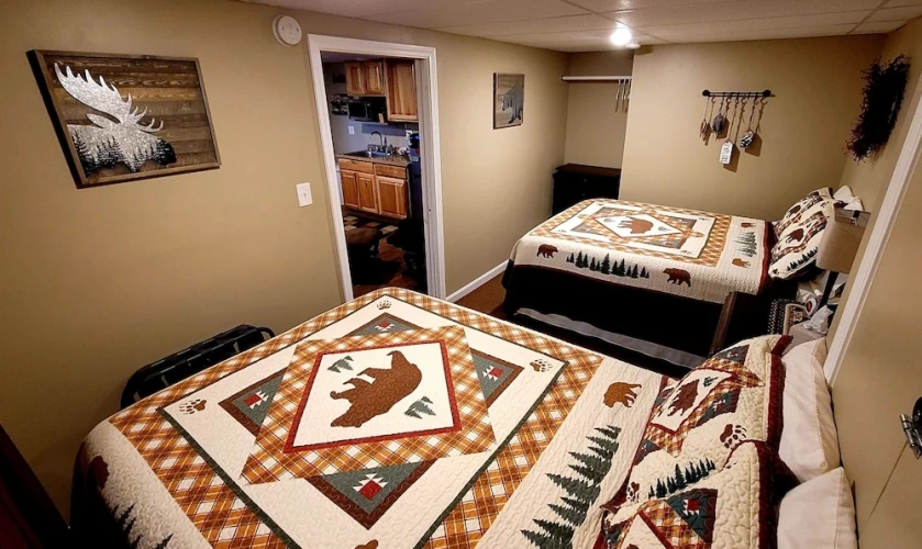 Deluxe Quadruple room with mountain view