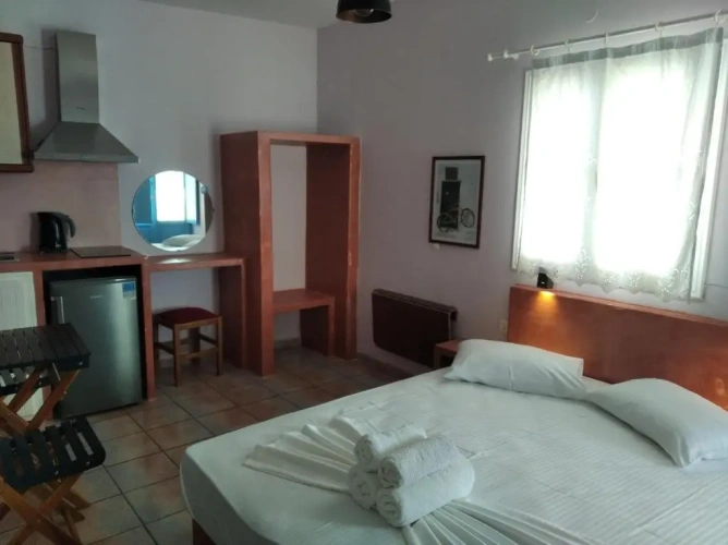 Studio with balcony and with view