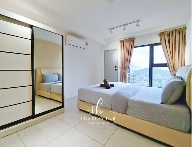 3 Bedrooms Comfort Apartment with city view