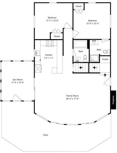 5 Bedrooms Cottage