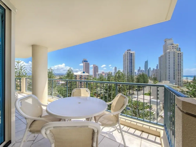1 Bedroom Apartment with balcony and with partial ocean view