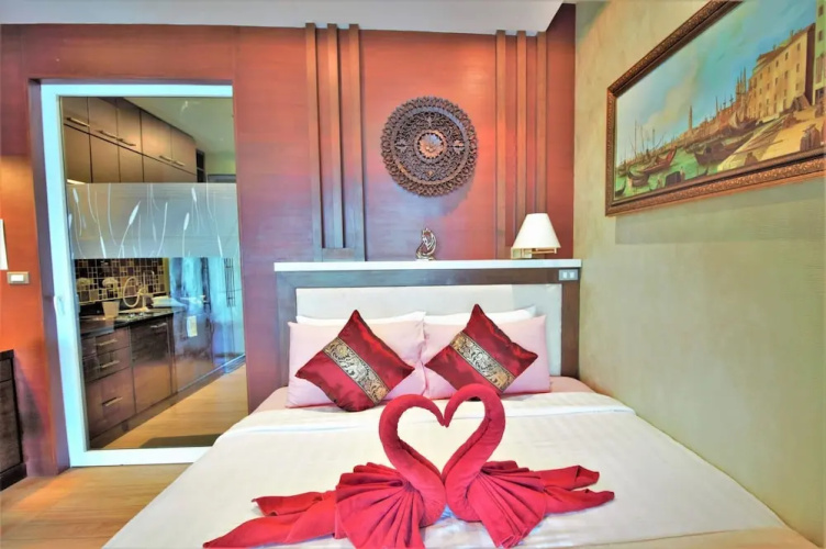 205 Sea View 900m From Karon Beach Rooftop Pool Wi-fi