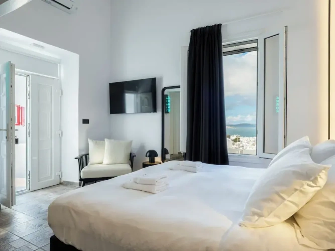 Apartment with balcony and with view