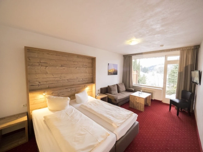 1 Bedroom Classic Double room with balcony and with mountain view