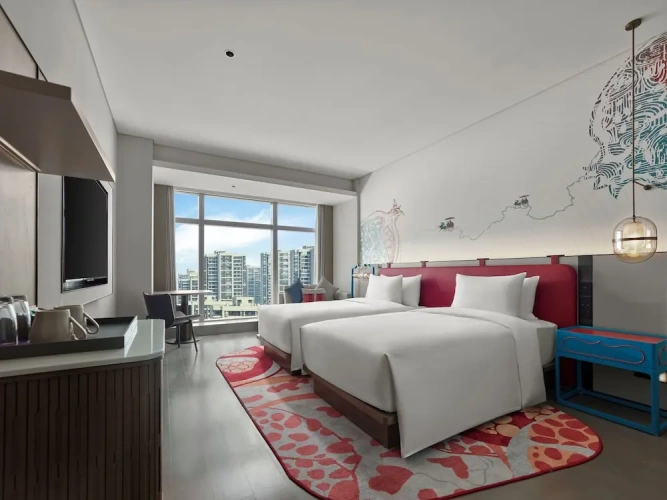 Standard Twin room with garden view