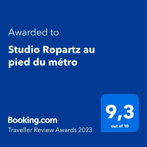 Studio Ropartz Au Pied du Metro