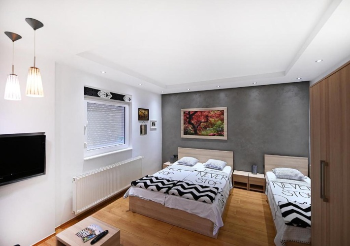 Apartment with balcony and with view