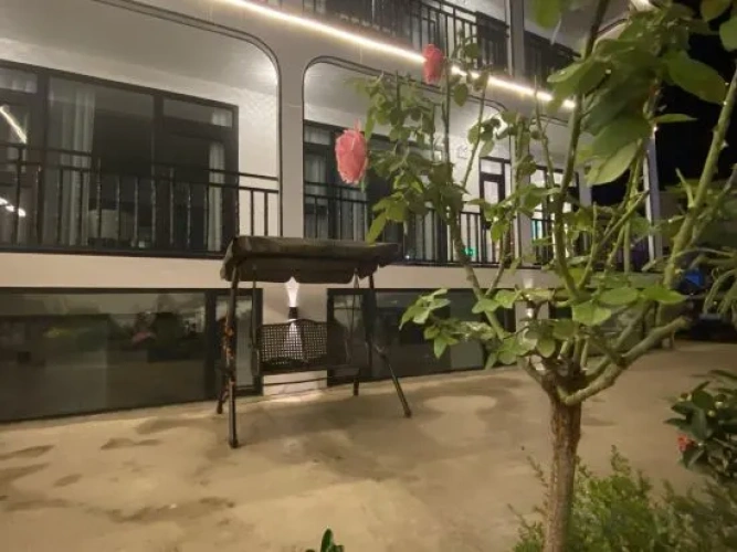 Outside