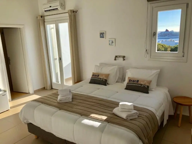 Deluxe Double room with balcony and with sea view
