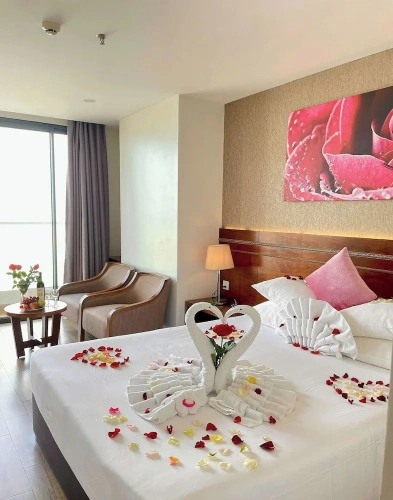 Executive Triple room with balcony and with sea view