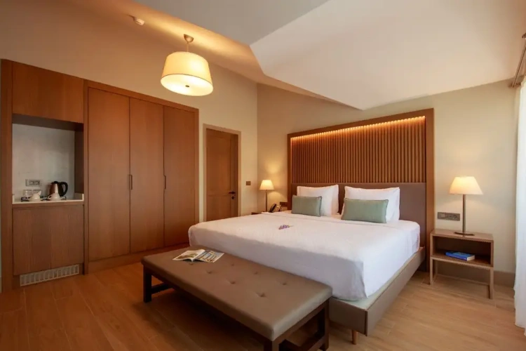 Superior Penthouse room with balcony and with pool view