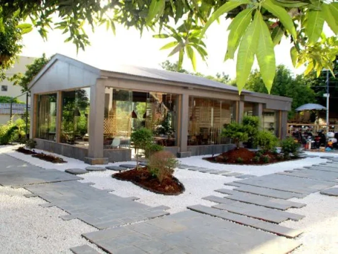 Outside