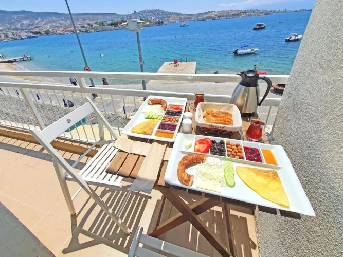 Deluxe Double room with balcony and with sea view
