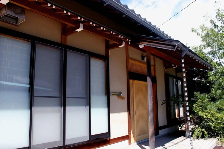 Outside