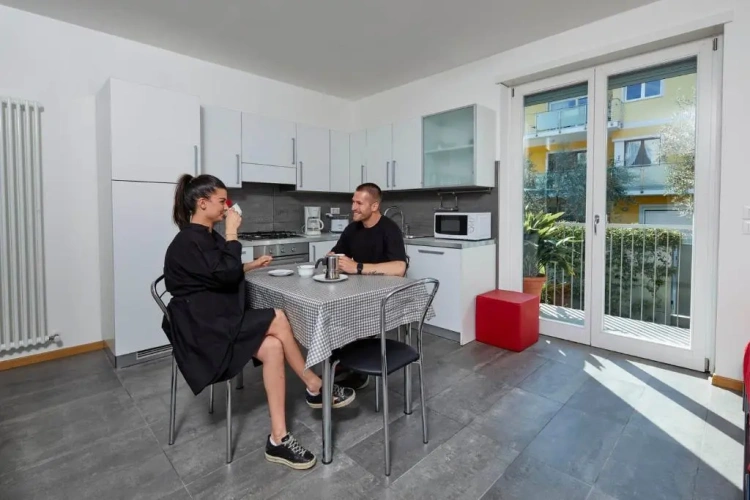 Apartment with garden view