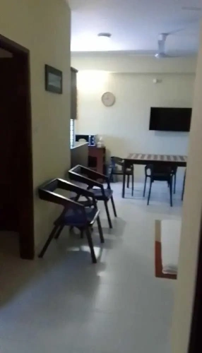 Family Apartment with balcony and with garden view