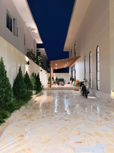 Outside