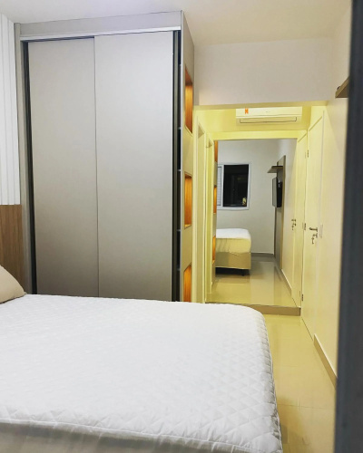 Apartamento em Bertioga com varanda gourmet
