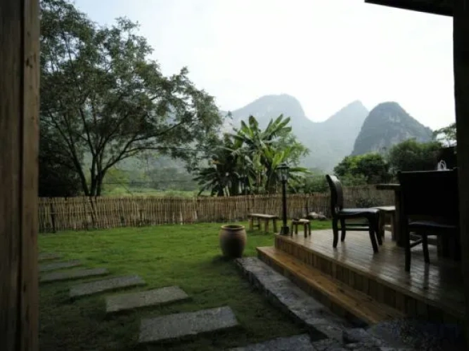 Outside