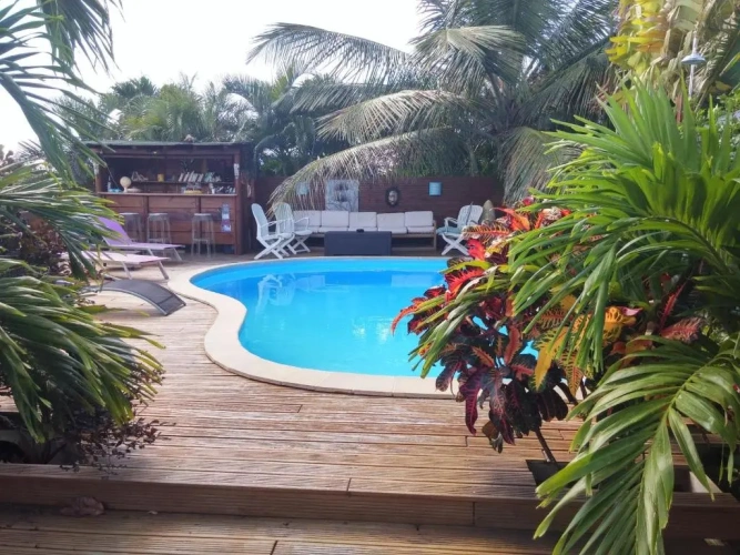 Apartment with pool view