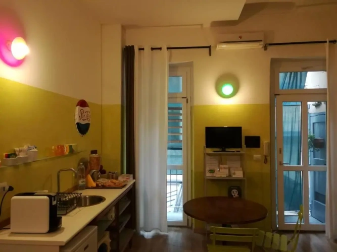 Studio with balcony