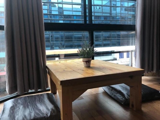 Bed in Dorm with view
