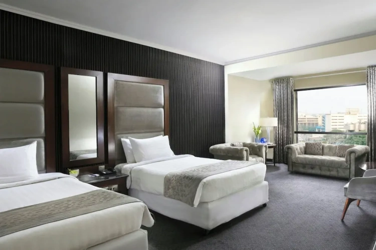 Classic Twin room with city view