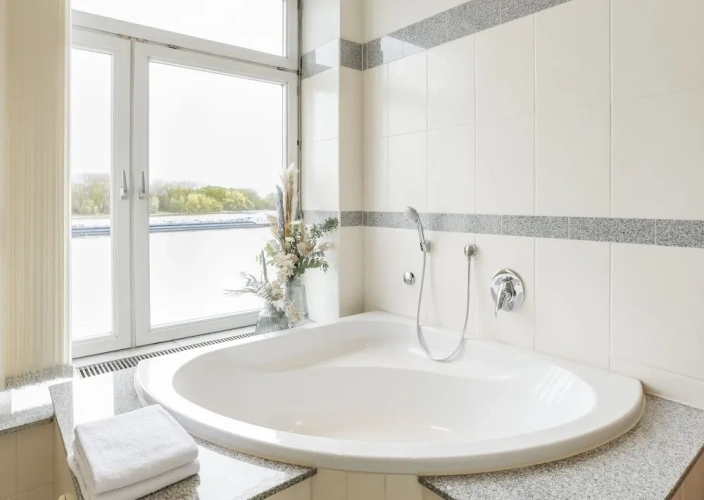 Deluxe Double Suite with balcony and with river view