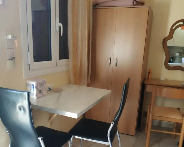 Studio with garden view