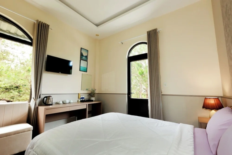 Deluxe Double room with balcony and with view