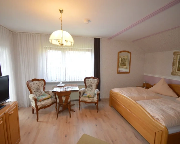 Deluxe Double room with balcony and with garden view