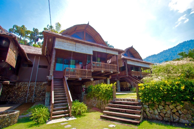 Double Family Villa with garden view
