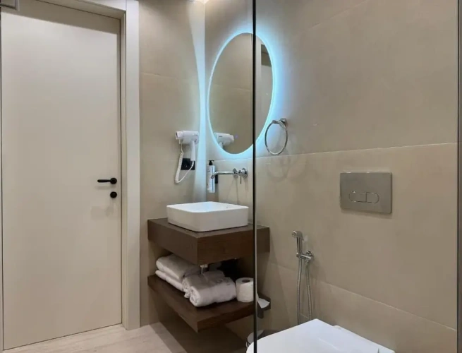 Standard Triple room with balcony and with sea view