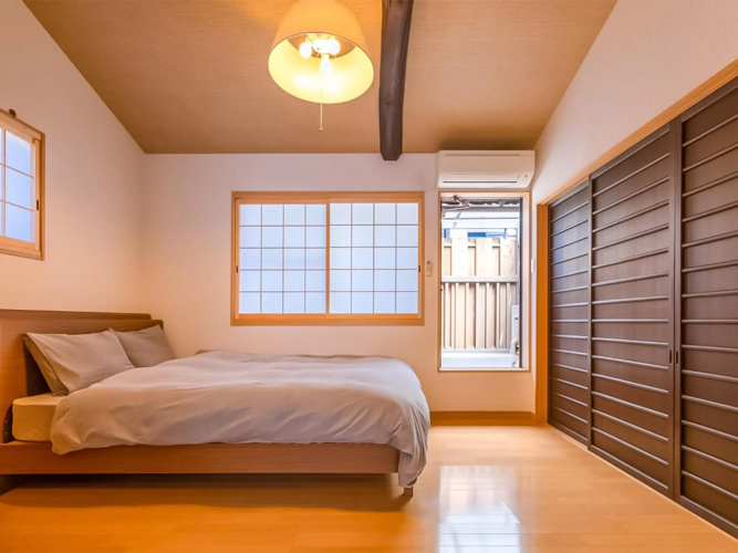 慶有魚·二条城(Kyotofish·Nijojo)*百年町屋青石板*庭院浴缸*二条站6分钟*民宿认证