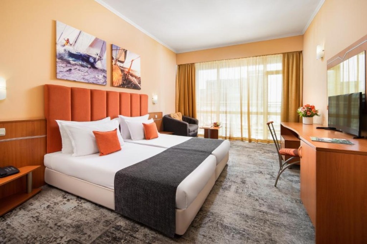 Standard Twin room with balcony and with sea view