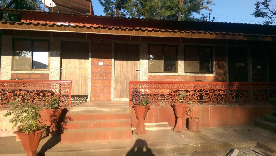 Outside