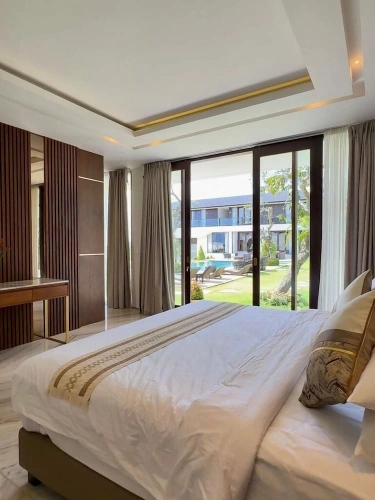 Deluxe Double room with balcony and with garden view