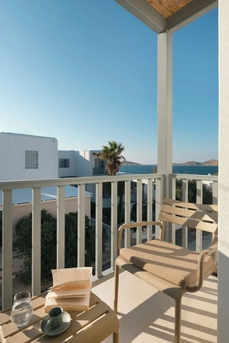 Studio with balcony and with partial sea view
