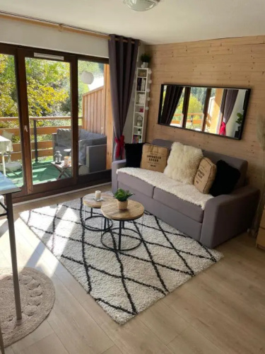 Studio Turquoise quartier Grattague vue MontBlanc