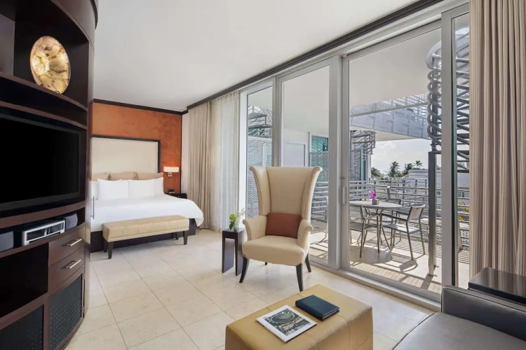 Double Suite rooftop partial ocean view