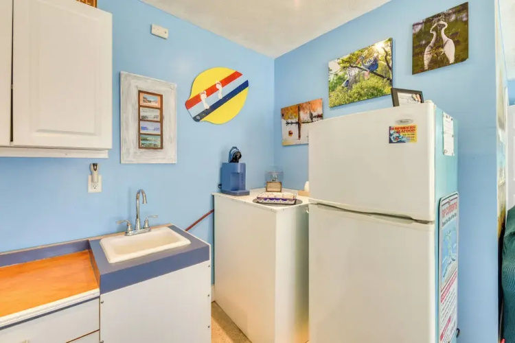 PCB Studio w/ Private Patio: Steps to Beach!