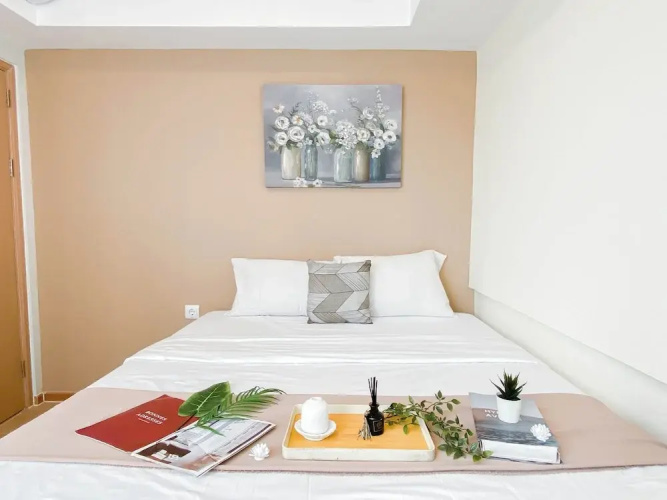 Modern 2Br At Meikarta Apartment Near Aeon Delta Mas