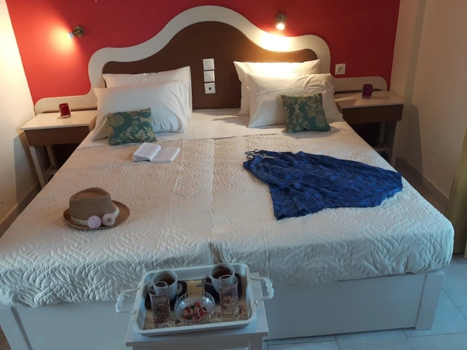 Economy room with balcony and with garden view