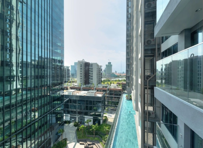 2 Bedrooms Deluxe Apartment with balcony and with city view