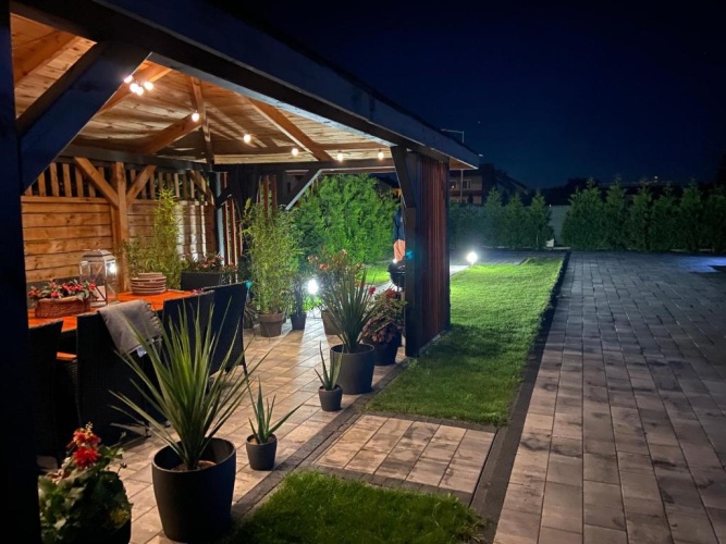 Outside