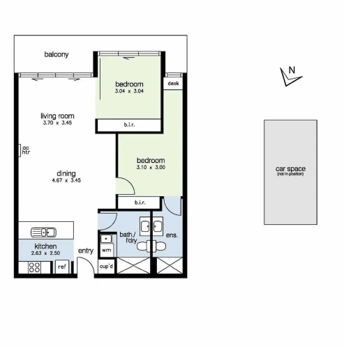 2 Bedrooms Premium Apartment with harbour view