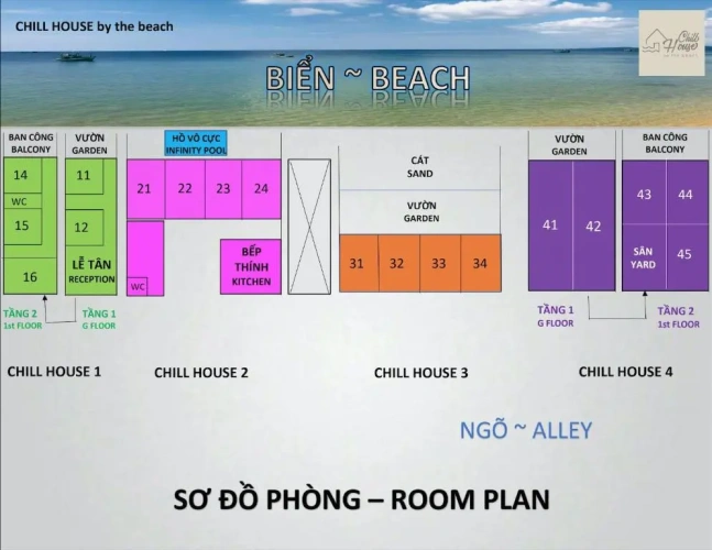 Standard Quadruple room with sea view