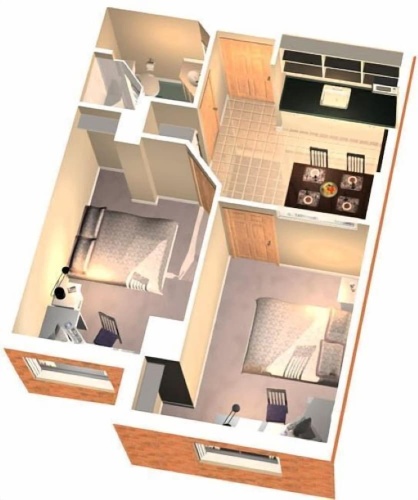 2 Bedrooms Standard Double room